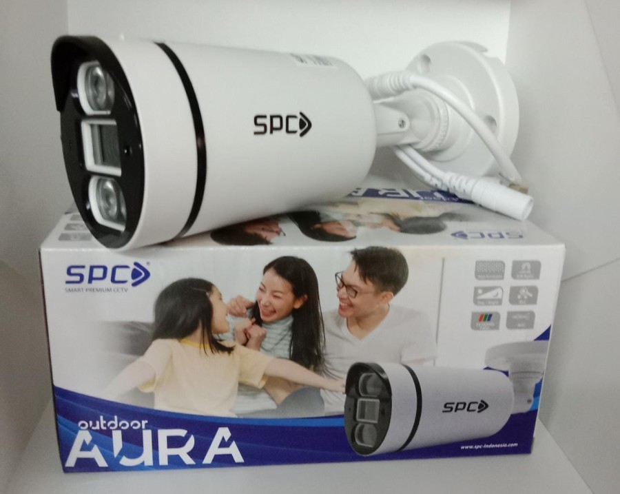 Camera CCTV SPC Aura Outdoor 2mp, Malam bisa berwarna (Full colour)
