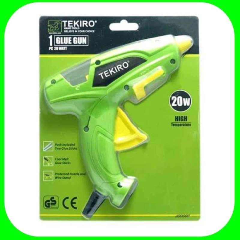 Glue Gun Lem Tembak Bakar Pistol Lem 20 Watt TEKIRO GT-GG1723