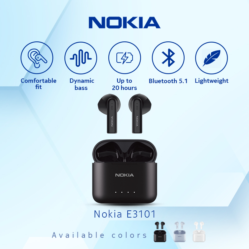 Nokia Essential True Wireless Earphones TWS E3101 - BLACK