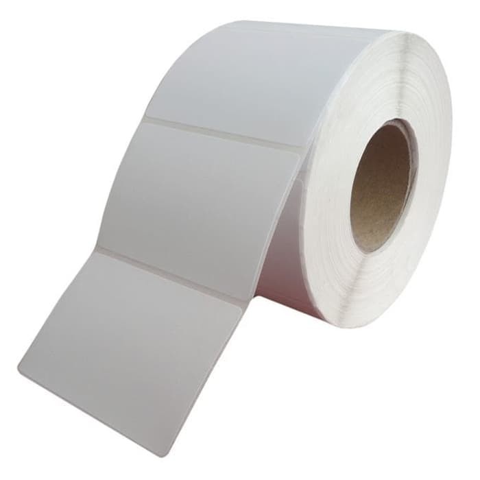 Blank Label Sticker Syntetic Paper Yupo Hot 100mm x 48 mm, 1000pcs/roll