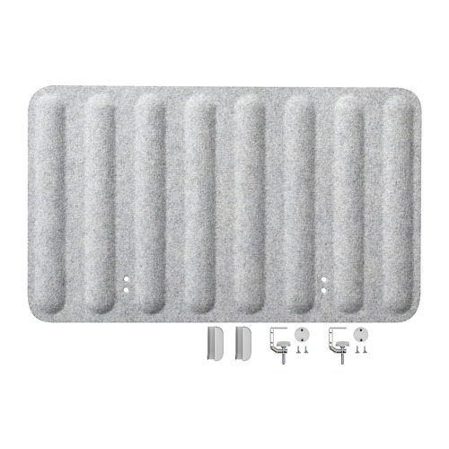 EILIF: Sekat untuk meja, abu-abu, 80x48 cm - IKEA