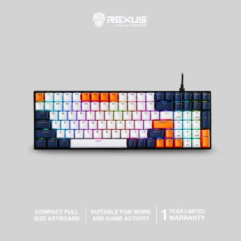 Rexus Keyboard Gaming Mechanical Daxa M100 - M-100 PRO