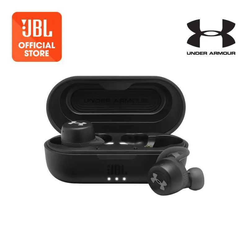 JBL Under Armour True Wireless Streak Ultra-Compact in-Ear Sport Headphones - Black