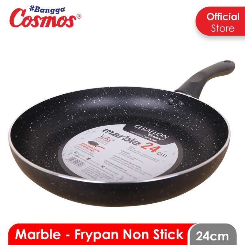 Cosmos CFP 24 MB F Marble Ceraflon Frypan [24 cm]
