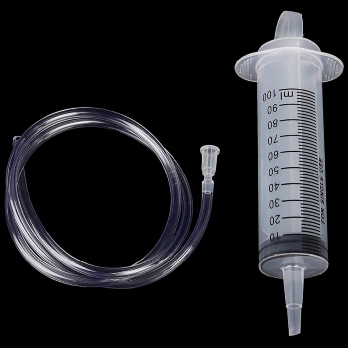 Plastic Syringe 100ml Dengan Selang 1 Meter