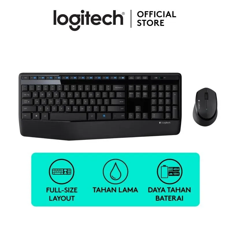 Logitech MK345 Wireless Keyboard & Mouse Combo