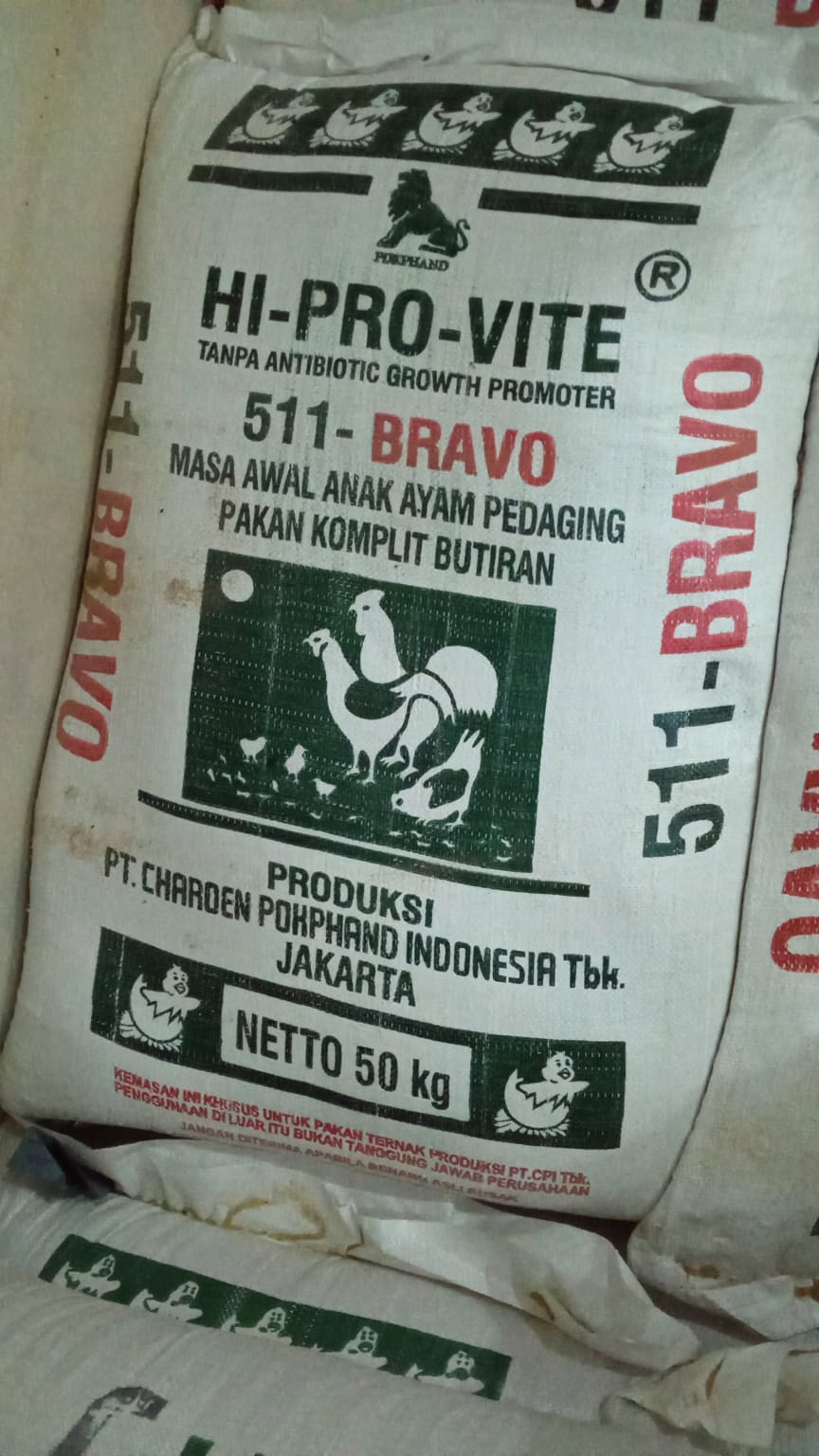 Pakan Ayam BR 511 @ 50 Kg / sak