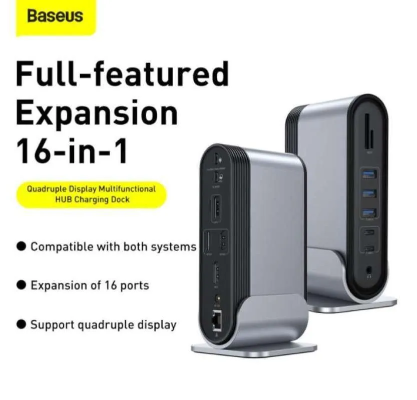 Baseus 16 IN 1 Multifunctional HUB