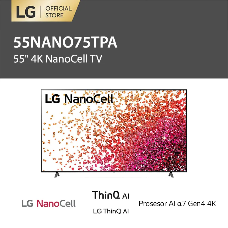 LG 55NANO75TPA 4K NanoCell TV [55 Inch]