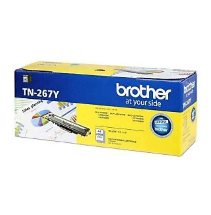 Toner Brother Original TN267 Yellow for DCP-L3551CDW, MFC-3735CDN, dll