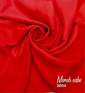Kain Satin Merah