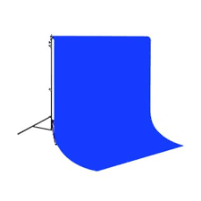 Background Kain Polos 3x6 Meter - Kain Backdrop Studio Video & Foto Warna Biru