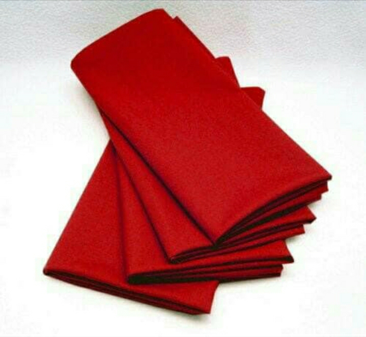 GUEST NAPKIN, 50X50 CM MERAH