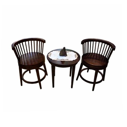 SEN Furniture Tiffanny Tab Chair Set Coklat
