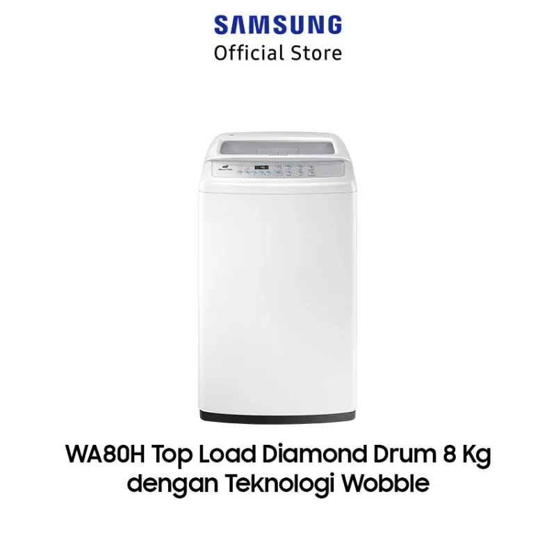 Samsung WA80H4000SW/SE Mesin Cuci Top Loading
