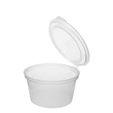 Sauce Cup 2 OZ + LID - White