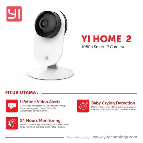 CCTV Wifi IP Camera Xiaomi Yi Home 2 International Version