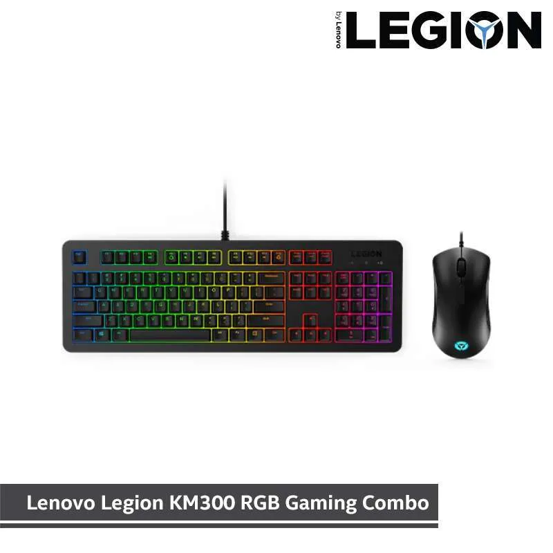 Lenovo Legion KM300 Wired Keyboard Mouse Gaming GX30Z21568