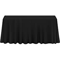 Table Cloth - Black Diameter 350 cm