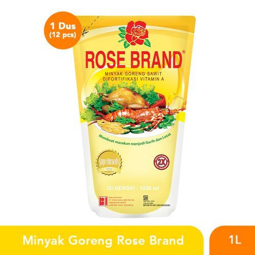 ROSE BRAND Minyak Goreng 1L 1dus