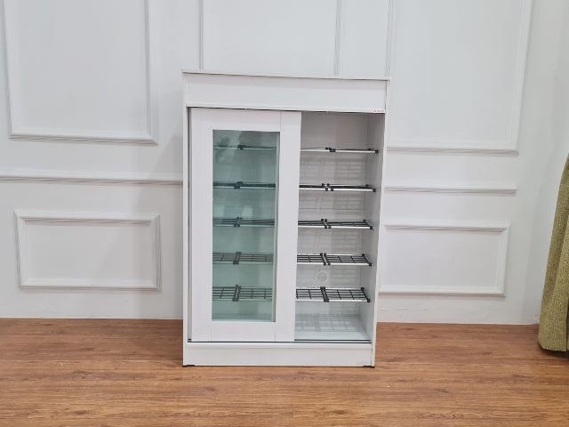 Rak Sepatu RS 803 SLIDING PUTIH - Walnut