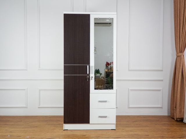 Lemari Pakaian LP G 817 B RED - PUTIH (BODY)