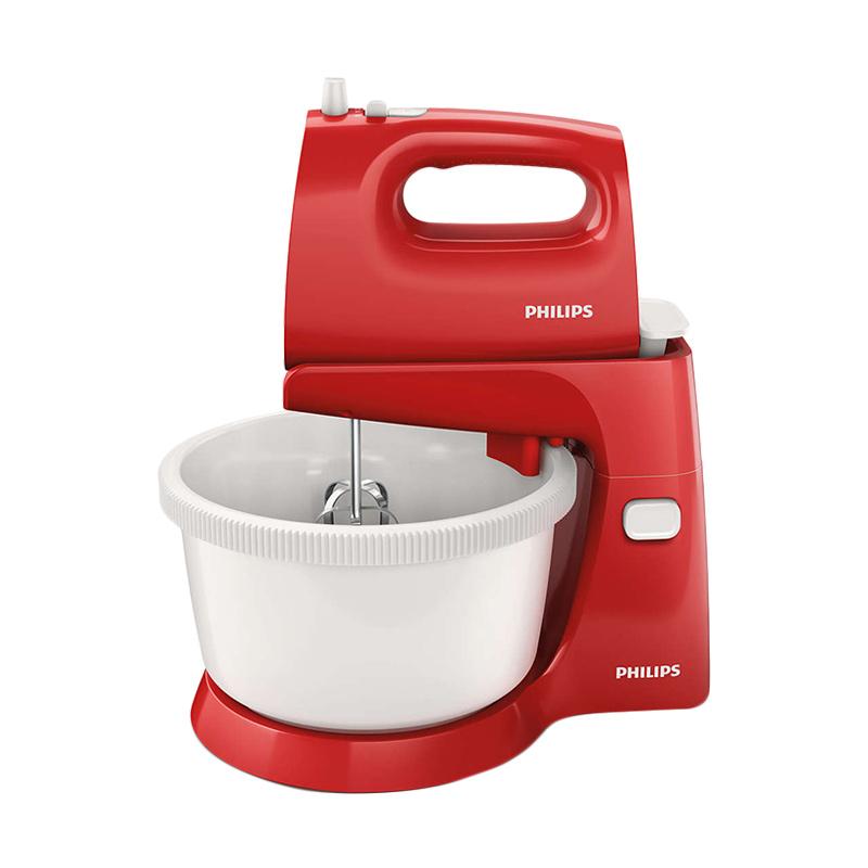 PHILIPS HR1559-10 Standing Mixer White Red