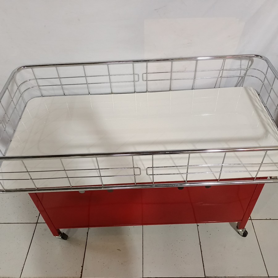 RAK OBRAL/DISPLAY WAGON - WARNA MERAH