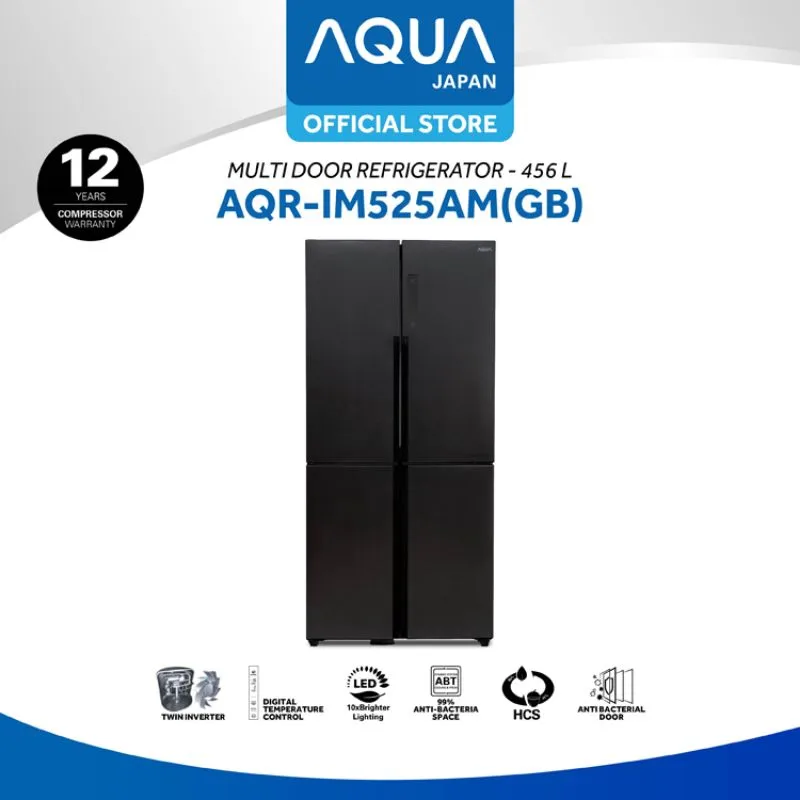 Aqua Japan IM525AM Kulkas Side by Side [456 L]