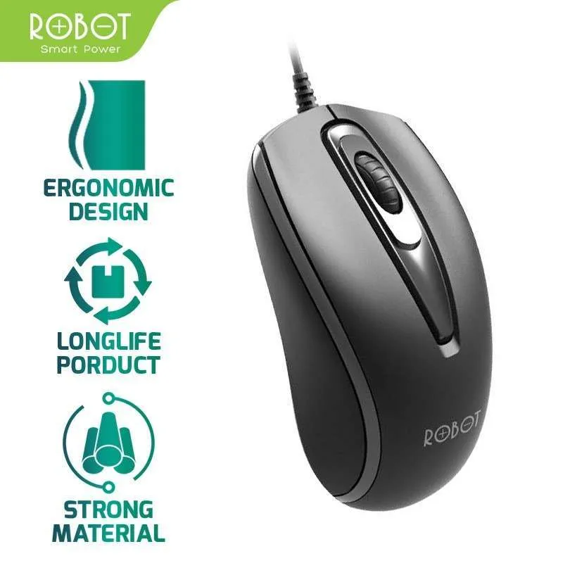 ROBOT M110 Office Wired Optical Mouse