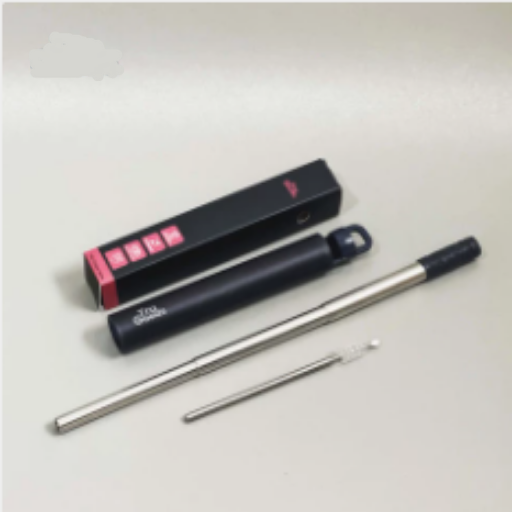 Foldable Pocket Straw (NAVY | GRAY | PURPLE | MINT)