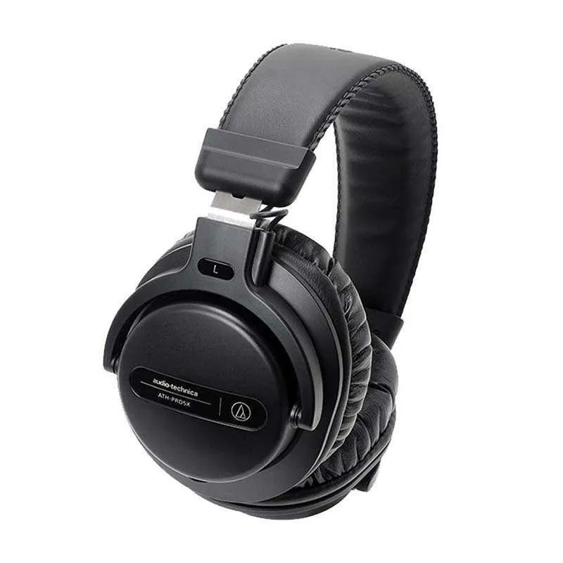 Audio-Technica ATH-PRO5X BK Professional Over-Ear DJ Monitor Headphones