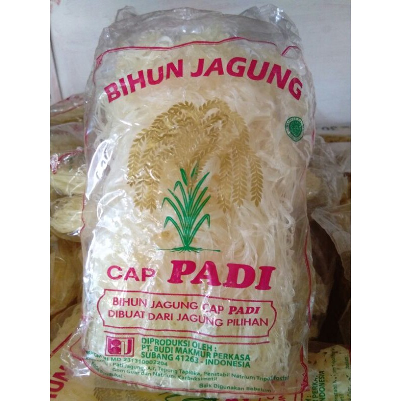 Bihun Lempeng Cap Padi 200gr (1 bal isi 20 bks)