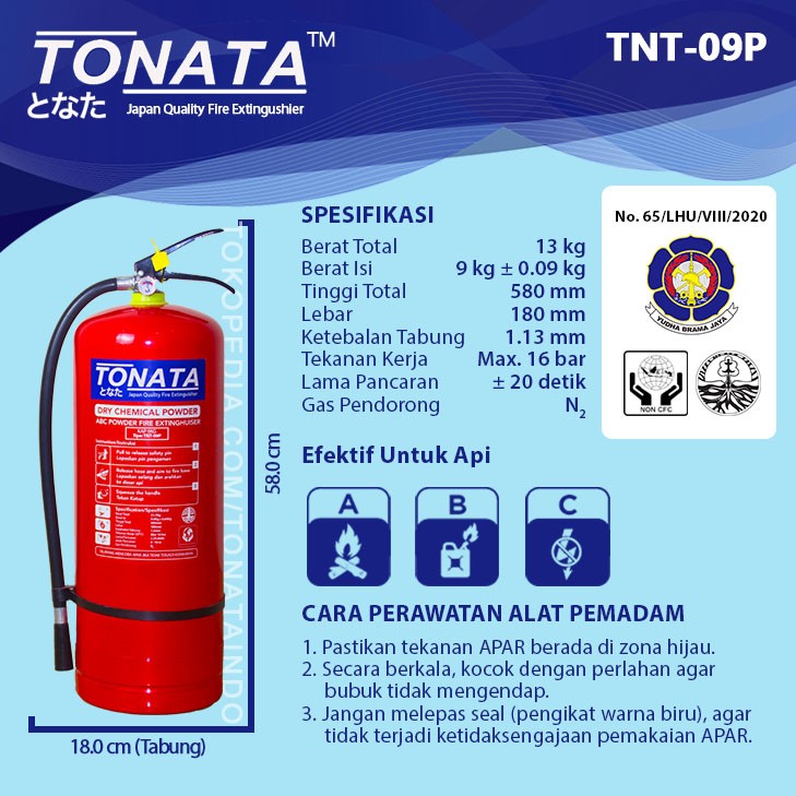 APAR 9KG Bubuk ABC Powder TONATA