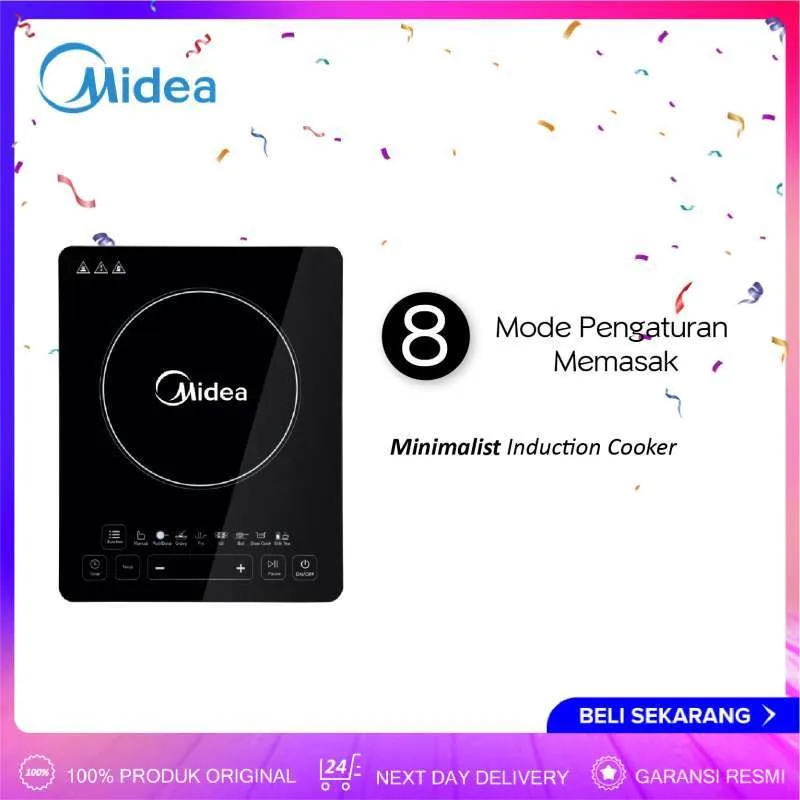 Midea Kompor Induksi IC-1610 Hitam Induction Cooker