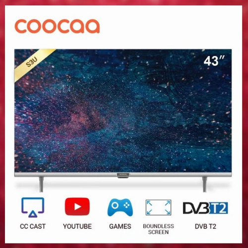 Coocaa 43S3U Bezelless LED TV 43 Inch