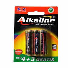 Battery AAA Alkaline Isi 7