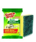 Scotch Brite 3M Sabut Spons Scrub Dots Daya Gosok Kuat HD-2