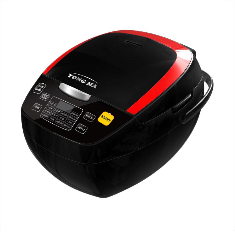 Yong Ma YMC 801 Digital Rice Cooker - Hitam