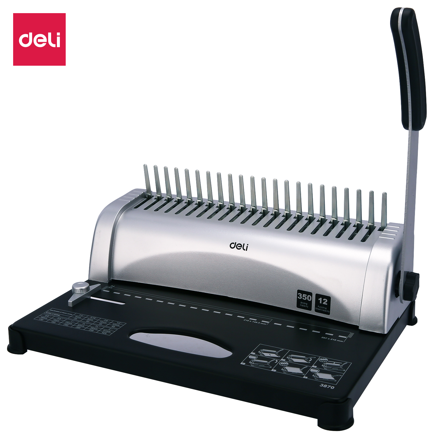 Deli Comb Binding Machine E3870