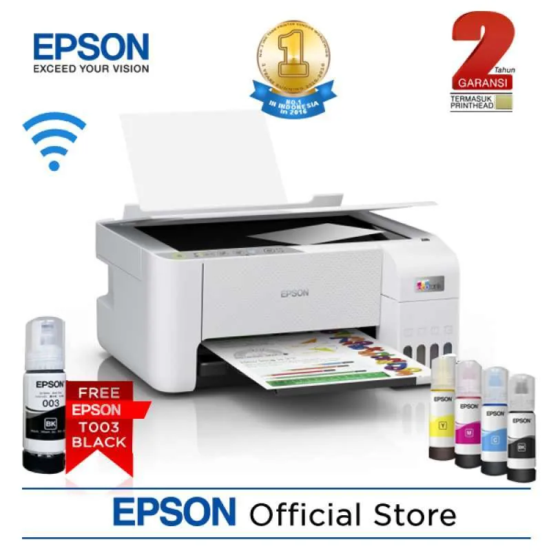 Printer Epson L 3256 Print Scan Copy Wifi - Putih
