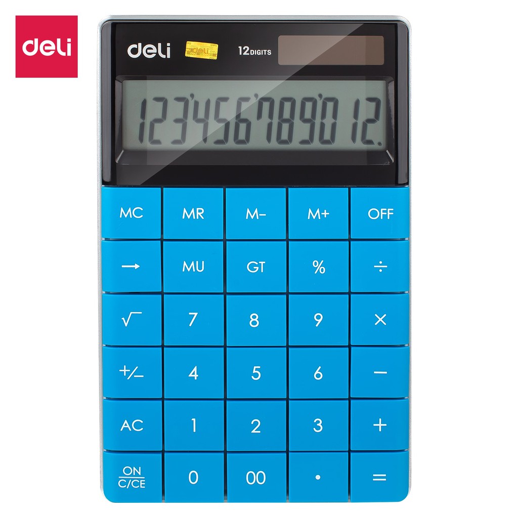 Deli Desktop Calculator E1589 Blue