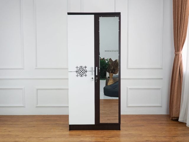 Lemari Pakaian LP G 816 PUTIH - B RED (BODY)