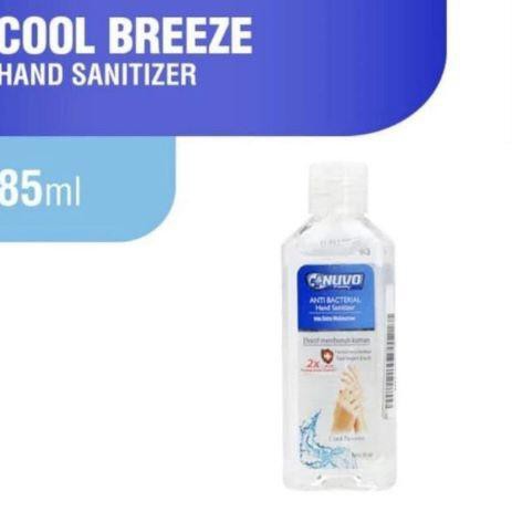 NUVO Hand Sanitizer Biru Botol 85 ml (1 box 24 btl)