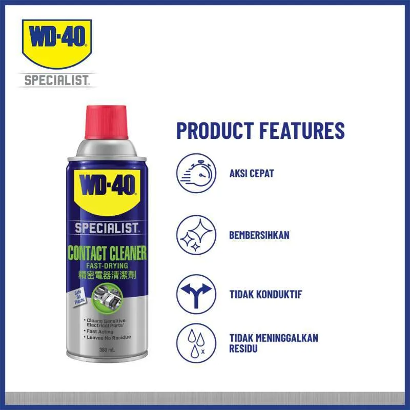 WD-40 Specialist Contact Cleaner 360ml-Pembersih Komponen Elektronik