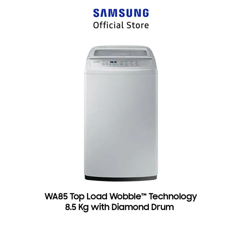 Samsung WA85H4200SG/SE Mesin Cuci Top Loading Wobble Technology [8.5 kg]