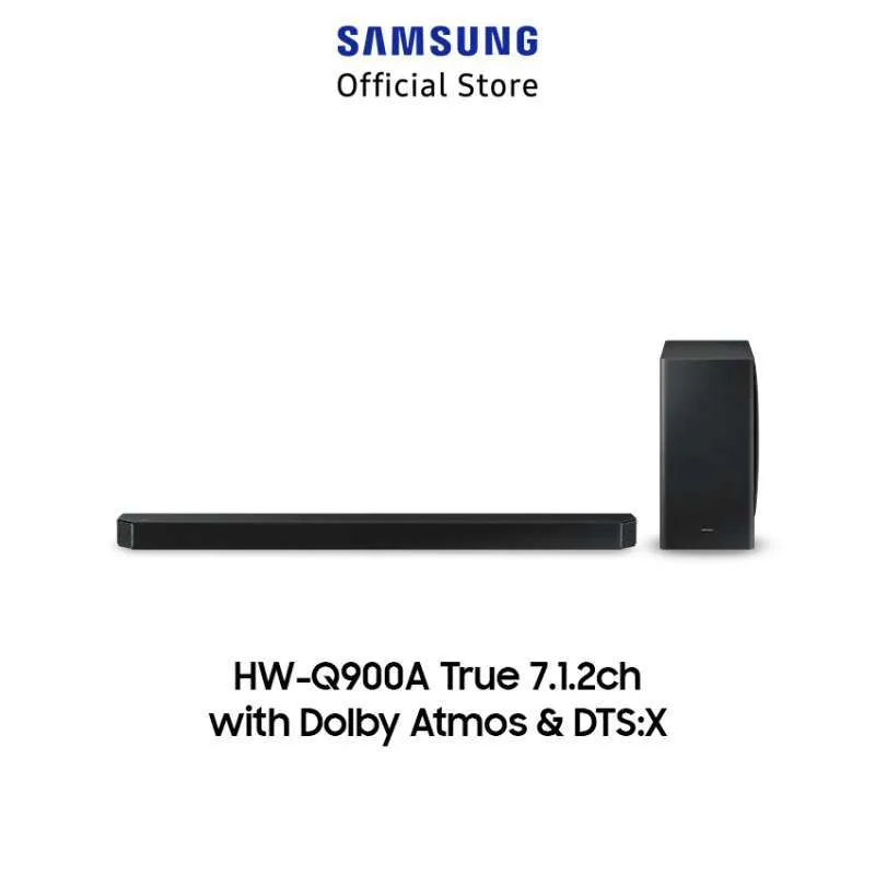 Samsung HW-Q900A/XD Soundbar with Dolby Atmos & DTS-X [7.1.2ch]