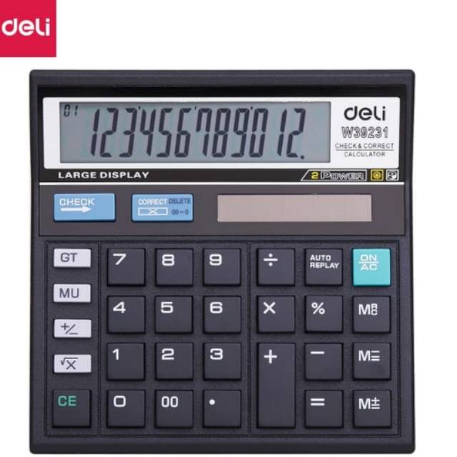 Deli Desktop Calculator W39231B