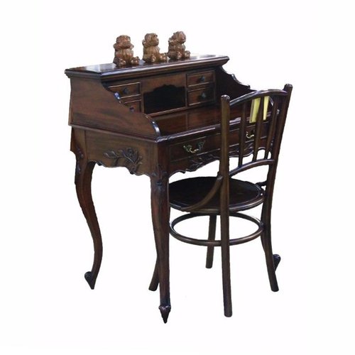 SEN Furniture Kursi French Study Desk and Cowboy Chair