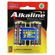 Battery AA Alkaline Isi 6
